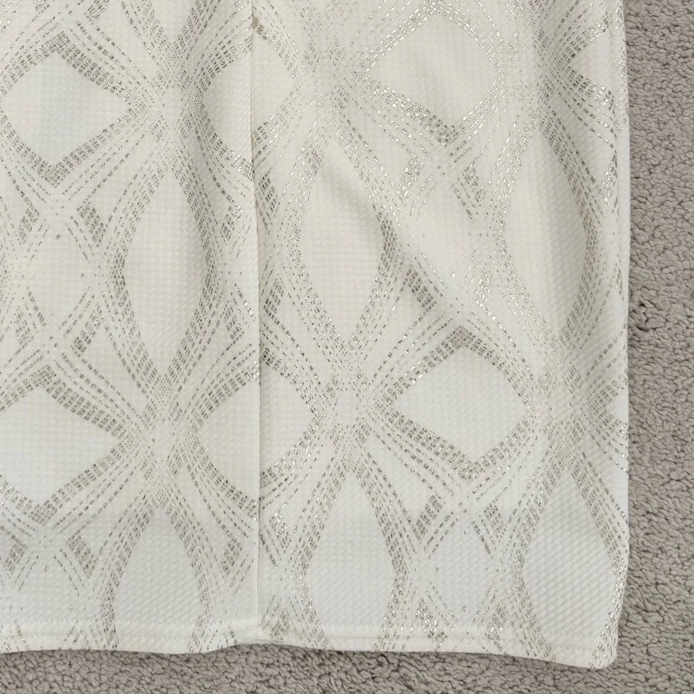 ASOS TFNC London White Bodycon Dress Small - Picture 15 of 15